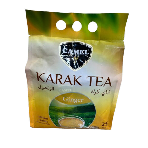 چای کرک کمل(camel) با طعم زنجبیل ۲۵ ساشه ای - تصویر 1