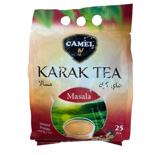 چای کرک برند کمل(camel) با طعم ماسالا ۲۵ ساشه ای - تصویر 1